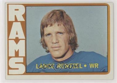 1972 Topps - [Base] #81 - Lance Rentzel