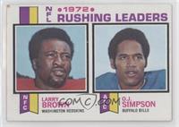 Larry Brown, O.J. Simpson [Good to VG‑EX]