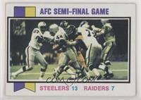 AFC Semi-Final Game (Steelers vs. Raiders)