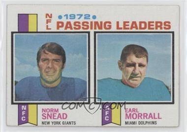 1973 Topps - [Base] #2 - Norm Snead, Earl Morrall