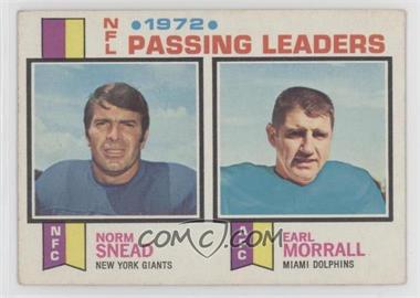 1973 Topps - [Base] #2 - Norm Snead, Earl Morrall