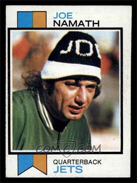 1973 Topps - [Base] #400 - Joe Namath [EX]