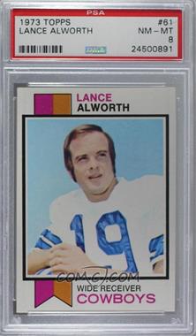 1973 Topps - [Base] #61 - Lance Alworth [PSA 8 NM‑MT]