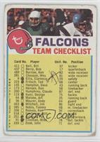 Atlanta Falcons (Two Stars on Front) [Poor to Fair]