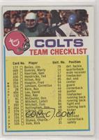 Baltimore Colts (One Star on Front)