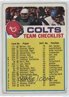 Baltimore Colts (One Star on Front) [Poor to Fair]