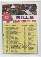 Buffalo Bills (One Star on Front) [Noted]