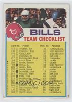 Buffalo Bills (One Star on Front) [Poor to Fair]