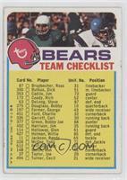 Chicago Bears (One Star on Front)