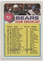 Chicago Bears (Two Stars on Front) [Poor to Fair]