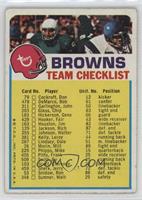 Cleveland Browns (One Star on Front)