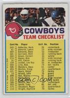 Dallas Cowboys (One Star on Front)