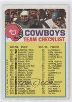 Dallas Cowboys (Two Stars on Front) [Poor to Fair]