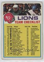 Detroit Lions (One Star on Front) [Poor to Fair]