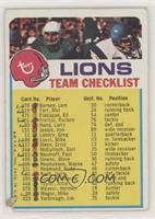 Detroit Lions (One Star on Front) [Poor to Fair]