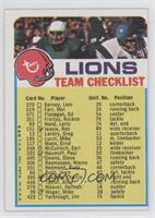 Detroit Lions (Two Stars on Front) [Good to VG‑EX]