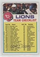 Detroit Lions (Two Stars on Front)