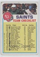 New Orleans Saints (One Star on Front) [Noted]