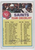 New Orleans Saints (One Star on Front) [Good to VG‑EX]