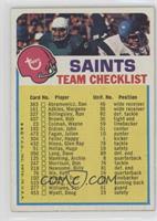 New Orleans Saints (One Star on Front)