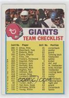 New York Giants (One Star on Front)