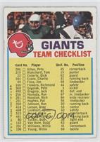 New York Giants (One Star on Front) [Noted]