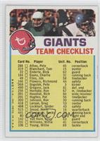 New York Giants (Two Stars on Front) [Noted]