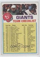 New York Giants (Two Stars on Front) [Good to VG‑EX]