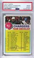 San Diego Chargers (One Star on Front) [PSA 9 MINT (OC)]