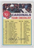 St. Louis Cardinals Team (One Star on Front)