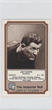 1974 Fleer Team Cloth Patch Stickers - The Immortal Roll #_JITH - Jim Thorpe [Good to VG‑EX]