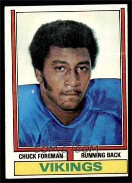 1974 Topps - [Base] #113 - Chuck Foreman [VG]