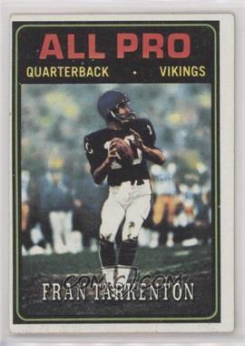 1974 Topps - [Base] #129 - Fran Tarkenton