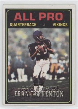 1974 Topps - [Base] #129 - Fran Tarkenton