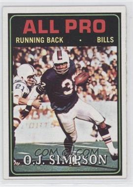 1974 Topps - [Base] #130 - O.J. Simpson