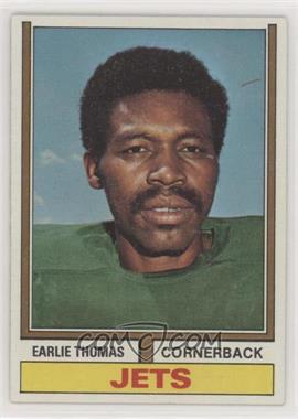 1974 Topps - [Base] #201 - Earlie Thomas