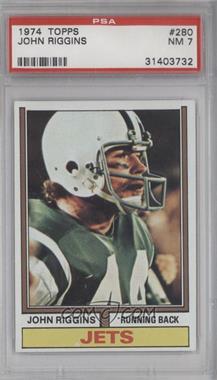 1974 Topps - [Base] #280 - John Riggins [PSA 7 NM]