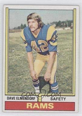 1974 Topps - [Base] #370 - Dave Elmendorf