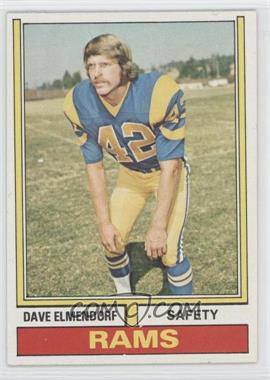 1974 Topps - [Base] #370 - Dave Elmendorf