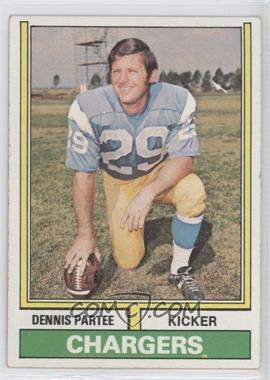 1974 Topps - [Base] #503 - Dennis Partee