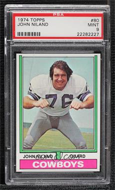 1974 Topps - [Base] #80 - John Niland [PSA 9 MINT]