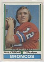 Charley Johnson (1973 Stats on Back) [Poor to Fair]