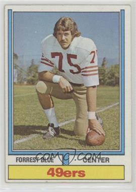 1974 Topps Parker Brothers Pro Draft - [Base] #124.1 - Forrest Blue (1972 Stats on Back)