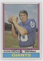 Norm Snead (1972 Stats on Back)