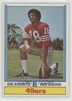 Gene A. Washington (1972 Stats on Back) [Poor to Fair]