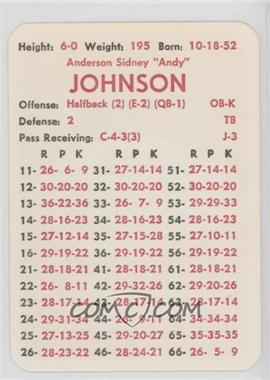 1975 APBA Football 1974 Season - [Base] #_ANJO - Andy Johnson