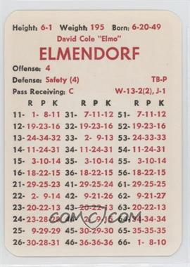 1975 APBA Football 1974 Season - [Base] #_DAEL - Dave Elmendorf