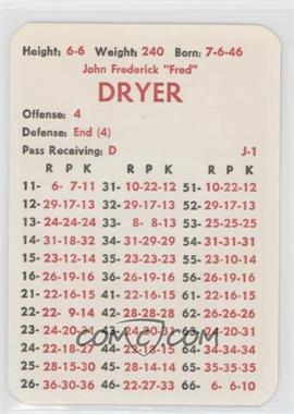 1975 APBA Football 1974 Season - [Base] #_FRDR - Fred Dryer