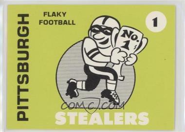 1975 Laughlin Flaky Football - [Base] #1 - Pittsburgh Stealers