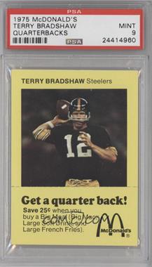 1975 McDonald's Quarterback - [Base] #_TEBR - Terry Bradshaw [PSA 9 MINT]